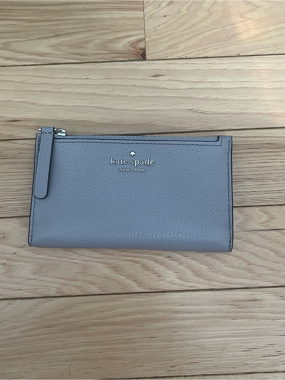 Kate Spade |  Gray Pebble Leather Wallet